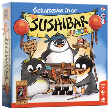 Geharrewar in de Sushibar Junior