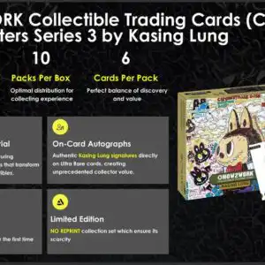 Labubu Chrome Trading Cards The Monsters Series 3 Hobby Box