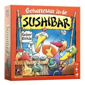 Geharrewar in de Sushibar dobbelspel