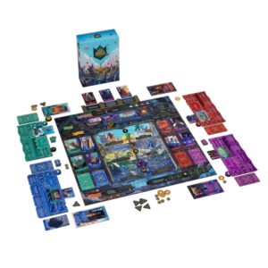 The Old King's Crown bordspel componenten en spelmateriaal